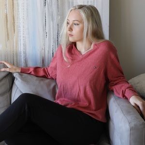 Tommy Hilfiger salmon/light red sweater